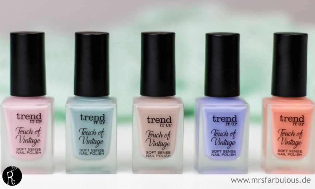 trend it up touch of vintage LE swatches nagellack