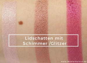 die beste Lidschattenpalette Lidschatten mit Schimmer Glitzer Finish