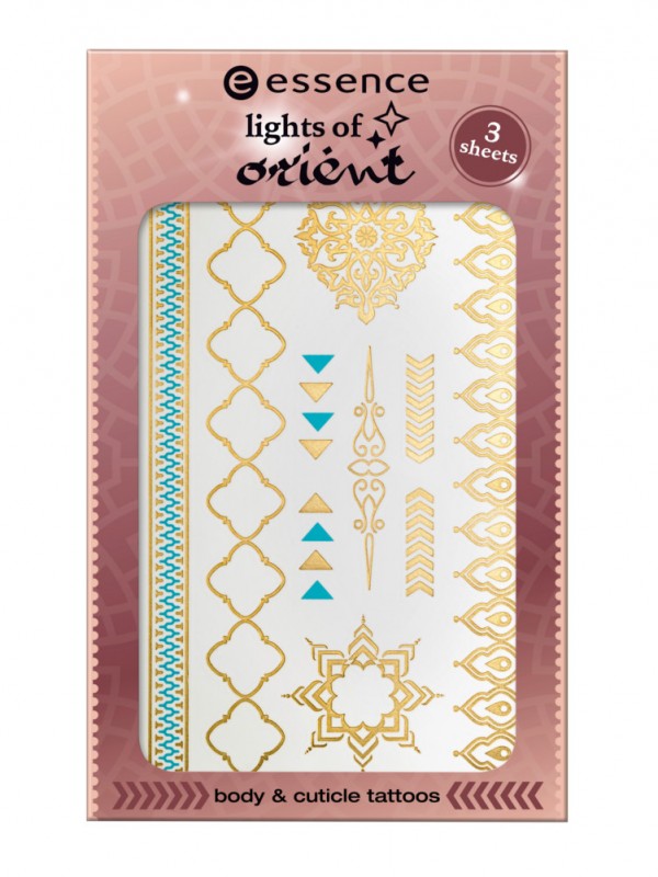 essence lights of orient body & cuticle tattoos 01 magic carpet ride