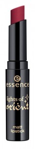 essence lights of orient matt lipstick 01 belly dancing queen