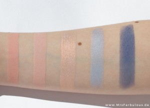 Pantone Rose Quartz und Serenity Blogparade Makeup Geek Swatches 2