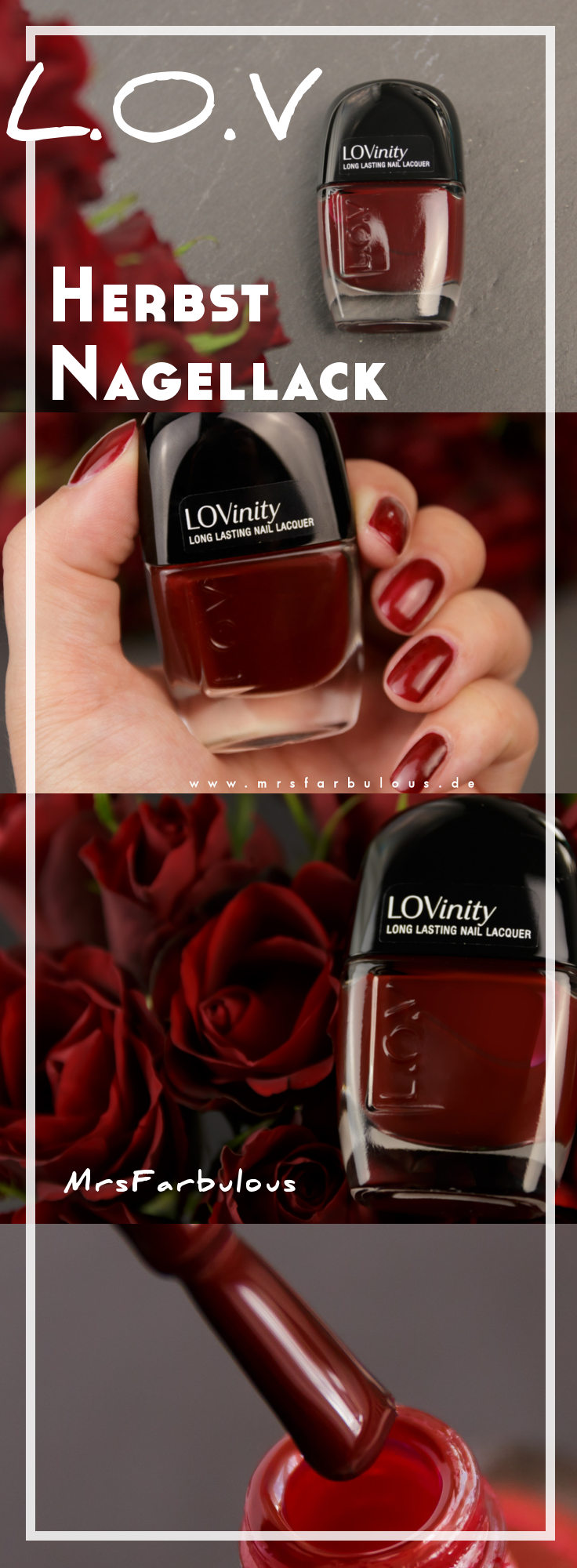 Love Nagellack 230 Bold Burgundy