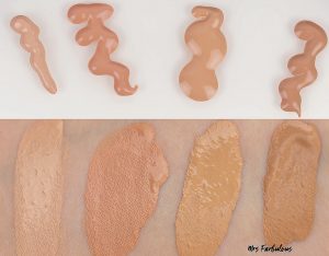 lov foundation LOV 12h Moisturizing Foundation swatches