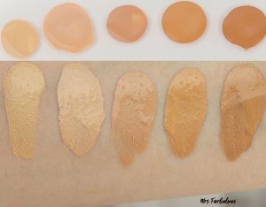 lov foundation LOV Serum Foundation swatches