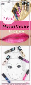 essence metal shock lip paint Tragebilder metallischer Lippenstift aus der Drogerie Liquid Lipstick
