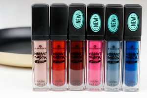 essence vibrant shock Lip Paint tragebilder Liquid Lipsticks in der Drogerie