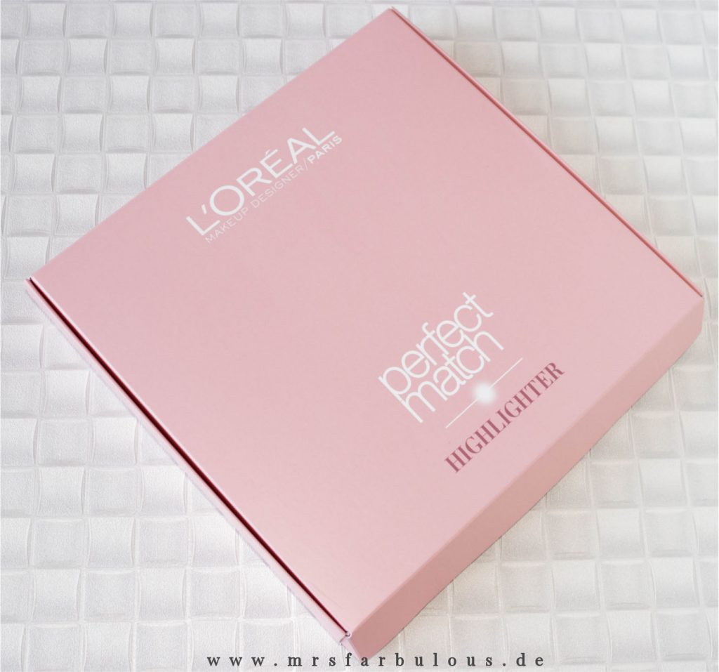 loreal perfect match highlighter tragebilder swatches review strobing