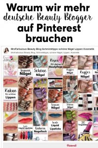 mehr deutsche Beauty Blogger auf Pinterest