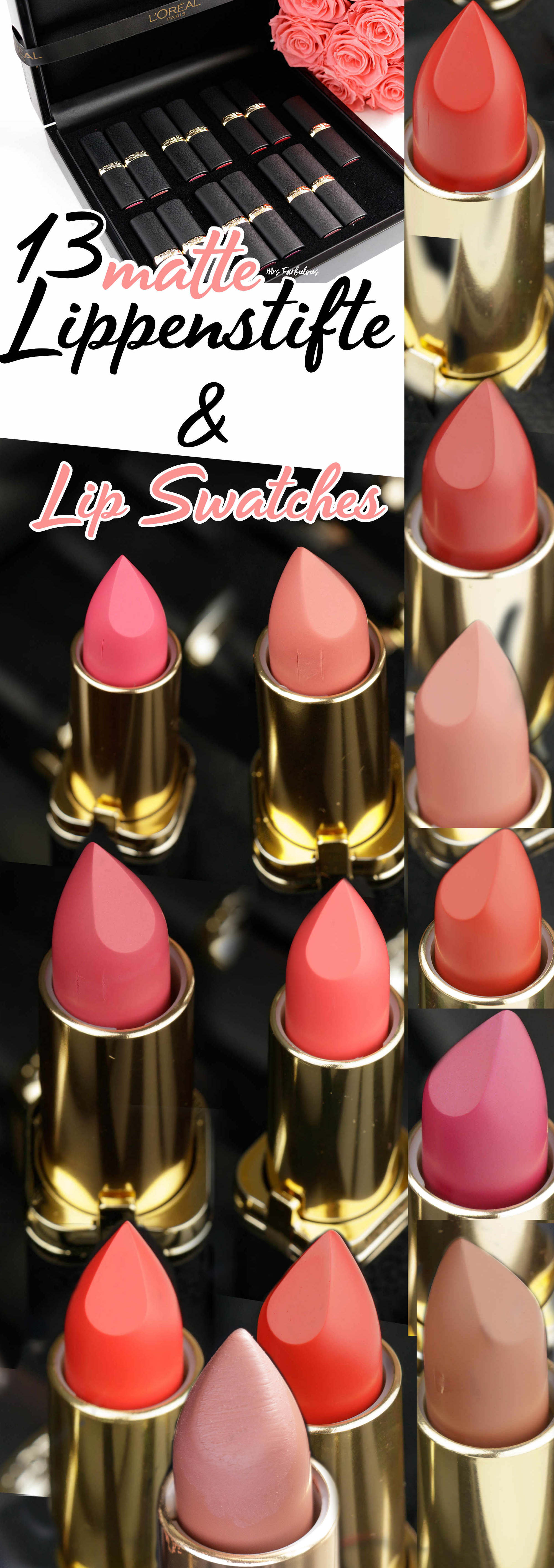 LOREAL Color Riche Matte Lippenstift #matteaddiction mrsfarbulous