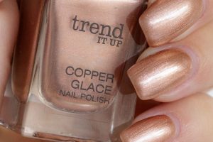 trend it op copper glace nailpolish nagellack 040 Tragebilder Erfahrungen Swatches