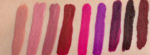 Maybelline Super Stay Matte Ink 05 Loyalist 10 Dreamer 15 Lover 20 Pioneer 25 Heroine 30 Romantic 35 Creator 40 Believer 45 Escapist 51 Voyager Swatches