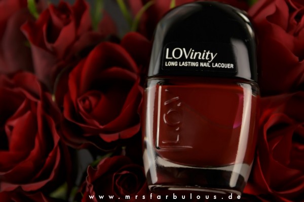 LOV Nagellack 230 Bold Burgundy LOVinity Lack auf rosen mrsfarbulous