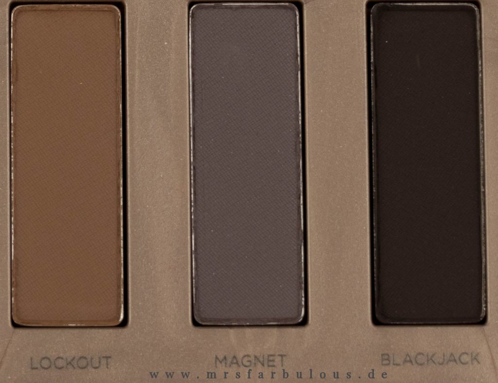 Naked Ultimate Basics Tragebilder Swatches Review Erfahrungen AMU 2016 mrsfarbulous douglas lidschatten palette Lockout Magnet Black Jack