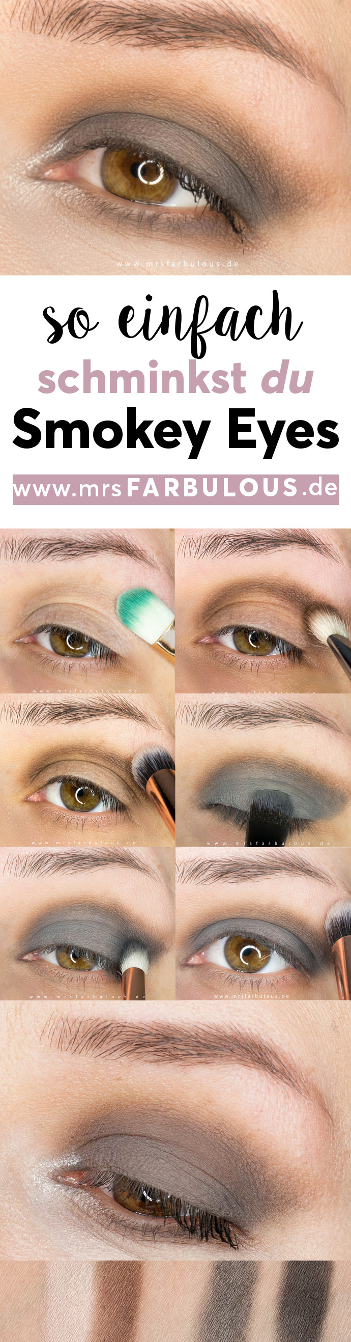 einfach smokey eyes schminken makeup tutorial für Weihnachten Abiball, Winter, Herbst, Sommer, Frühling
