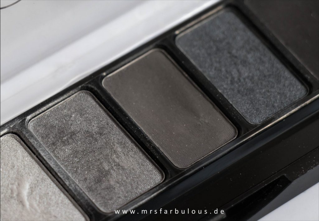 der ritte Tpn von rechts Einfache Smokey Eyes schminken Anleitung mit Bildern für Anfänger mit der catrice glam & smokey eyeshadow Palette