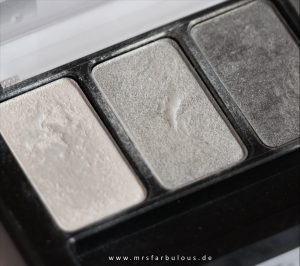 Einfache Smokey Eyes schminken Anleitung mit Bildern für Anfänger mit der catrice glam & smokey eyeshadow Palette 2. Farbe von links