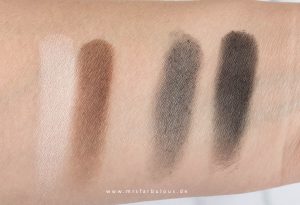 Einfache Smokey Eyes schminken Anleitung mit Bildern für Anfänger mit der catrice glam & smokey eyeshadow Palette