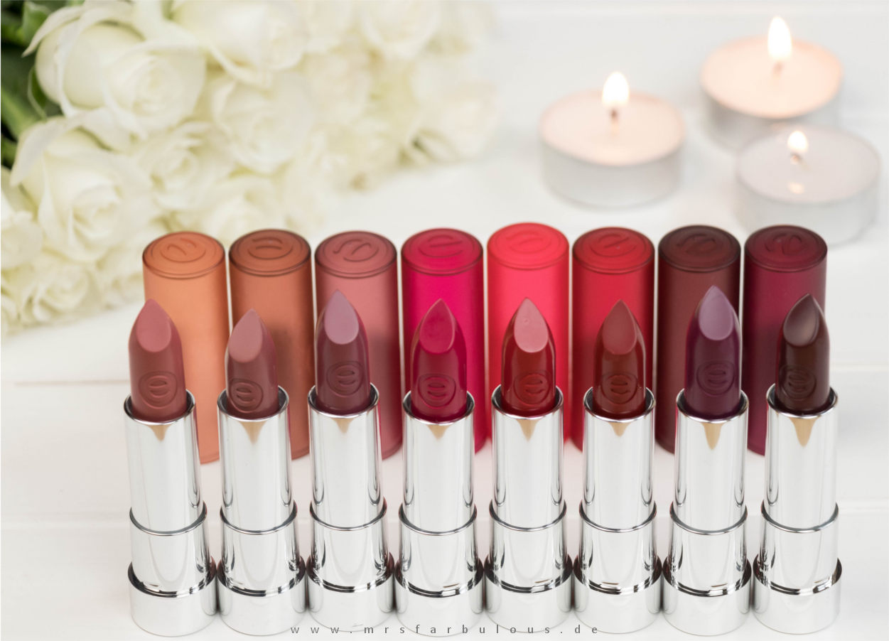 essence matt matt matt lipstick swatches targebilder review lippenstift drogerie mrsfarbulous swatches 2